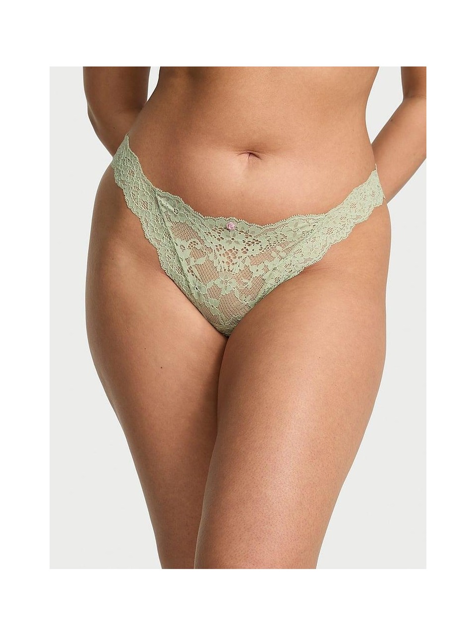 Dream Angels Dantelli Brazilian Külot - (Tek Renk)