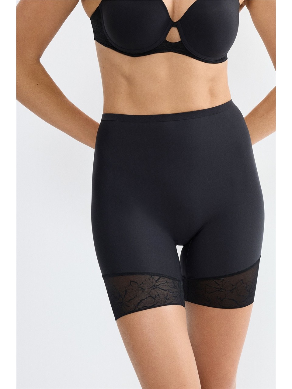 Triumph Trıumph Triumph Comfort Contour Mid-Thigh Panty Women's Shapewear Black